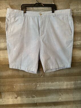Jos. A. Bank Light Blue Flat Front Cotton Shorts